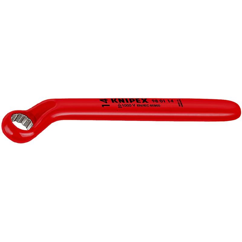 Ключ гаечный накидной размер под ключ 18мм VDE 1000В L-210мм Knipex KN-980118