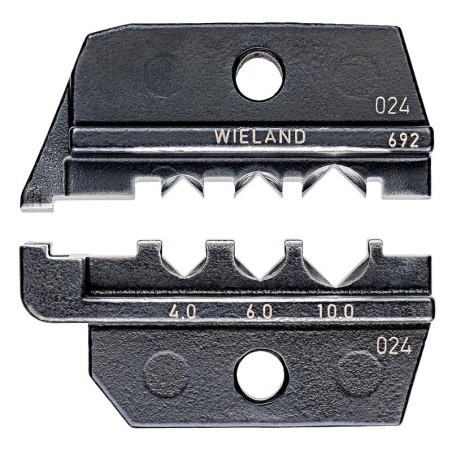 Плашка опрессовочная под штекеры Solar (Wieland) 4.0-10.0кв.мм AWG 11-7 кол-во гнезд: 3 Knipex KN-9749692