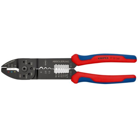 Пресс-клещи для резки и зачистки кабеля 3 гнезда Knipex KN-9732240