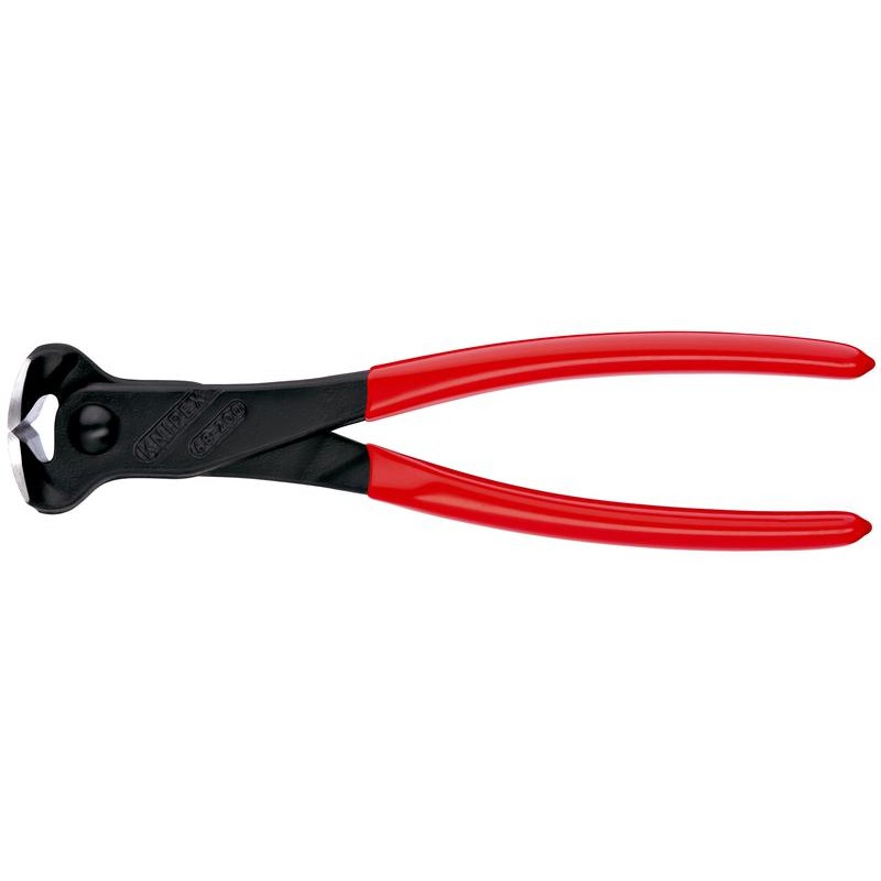 Кусачки торцевые L-200мм твердость кромок 61 HRC Knipex KN-6801200