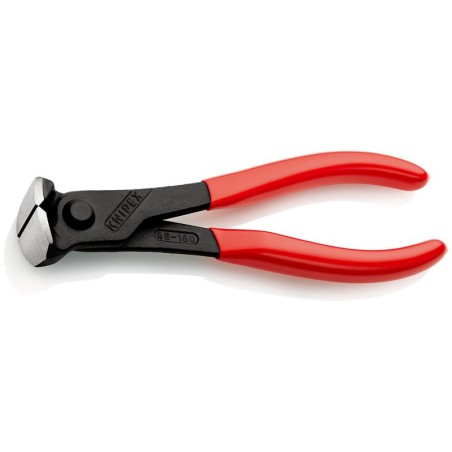 Кусачки торцевые L-160мм твердость кромок 61 HRC Knipex KN-6801160SB