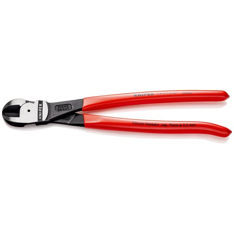 Бокорезы особой мощности L250 режущие кромки по центру KNIPEX KN-7491250SB Бокорезы особой мощности L250 режущие кромки по центру KNIPEX KN-7491250SB