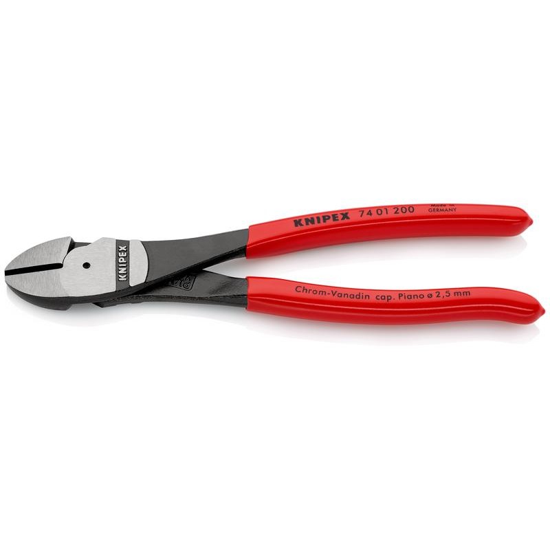 Бокорезы особой мощности L200 черн. KNIPEX KN-7401200 Бокорезы особой мощности L200 черн. KNIPEX KN-7401200