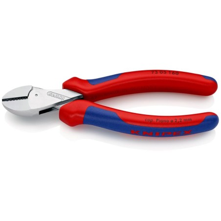 Бокорезы компактные L160 хром. KNIPEX KN-7305160SB