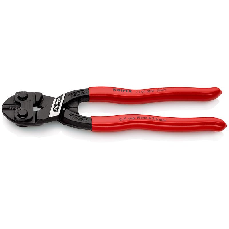 Болторез компактный L-200мм черн. Knipex KN-7101200SB