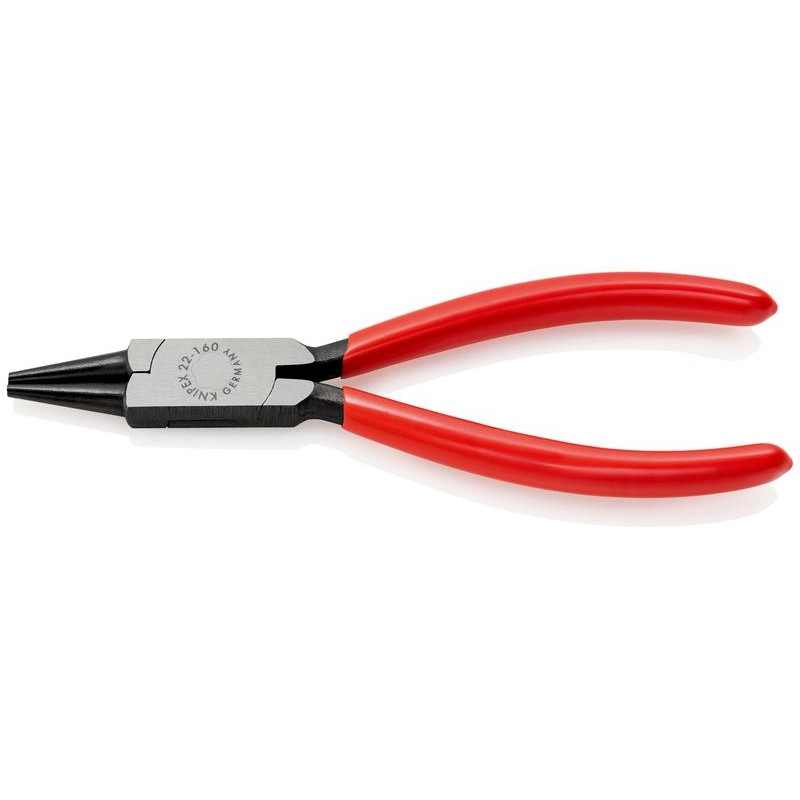Круглогубцы губки d3х30мм L-160мм обливные рукоятки черн. Knipex KN-2201160