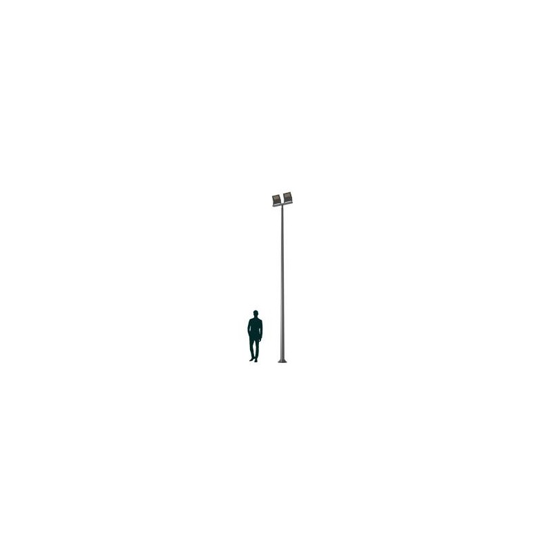 Светильник LEADER LED 2x100 D75 4000K K-POLE 7M D136 RAL9005 СТ 4350000070