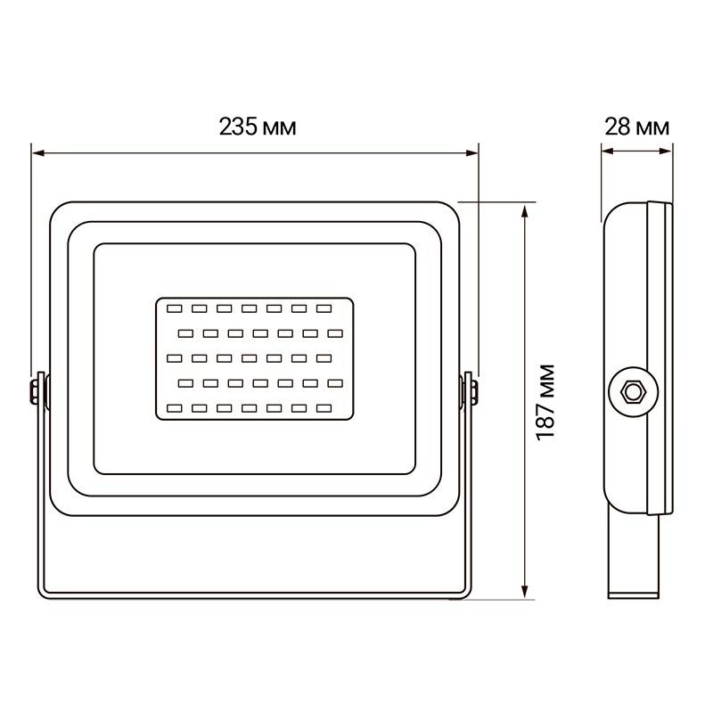 Прожектор светодиодный PFL-30W RGB 30Вт IP65 ДО BL черн. JazzWay 5016408 Прожектор светодиодный PFL-30W RGB 30Вт IP65 ДО BL черн. JazzWay 5016408
