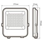 Прожектор светодиодный PFL-S4 150Вт 6500К IP65 80град. ДО с клапаном с линзовым модулем Pro+ JazzWay 5036444 Прожектор светодиодный PFL-S4 150Вт 6500К IP65 80град. ДО с клапаном с линзовым модулем Pro+ JazzWay 5036444