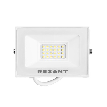 Прожектор СДО 30Вт 2400лм 5000К бел. корпус Rexant 605-025
