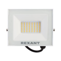 Прожектор СДО 50Вт 4000лм 2700К бел. корпус Rexant 605-035