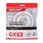 Светильник металлический для лампы GX53 цвет глянцевый хром Rexant 608-002 Светильник металлический для лампы GX53 цвет глянцевый хром Rexant 608-002
