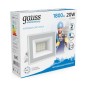 Прожектор светодиодный Elementary 20Вт 6500К IP65 1800лм 200-240В ДО бел. GAUSS 613120320