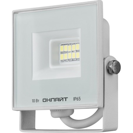 Прожектор светодиодный 90 131 OFL-10-6K-WH-IP65-LED 10Вт 6000К IP65 800лм бел. ОНЛАЙТ 90131