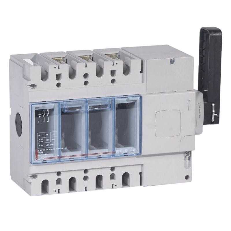 Выключатель DPX IS 630 3P 400А прав. рукоятка Leg 026664 Выключатель DPX IS 630 3P 400А прав. рукоятка Leg 026664