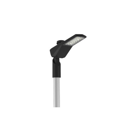 Светильник светодиодный Levante Yard 60Вт кронштейн 48мм 5000К уличный 1..10V NEMA RAL9005 черн. муар VARTON V1-S1-90648-40U05-6