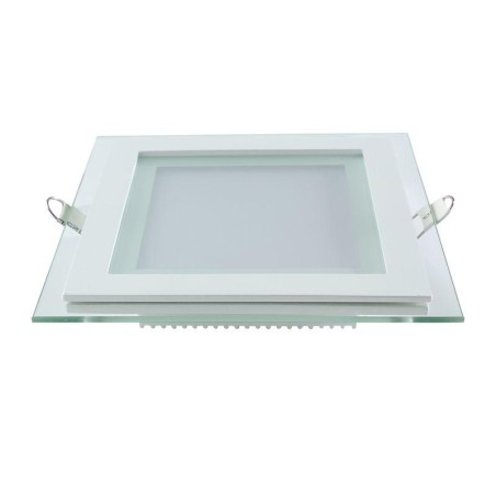 Светильник светодиодный Glass 6Вт 4000К IP20 490лм 220-240В d80х80мм 100х100х35мм ДВО квадрат. встраив. монтажный с декоративн. 