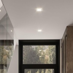 Светильник светодиодный Glass 6Вт 4000К IP20 490лм 220-240В d80х80мм 100х100х35мм ДВО квадрат. встраив. монтажный с декоративн. 