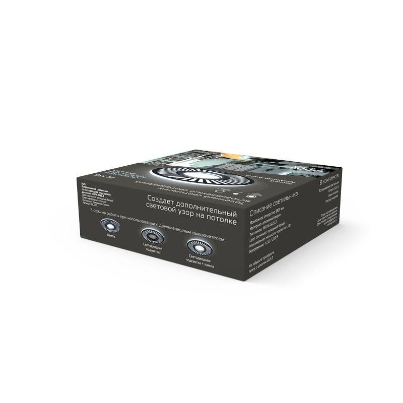 Светильник светодиодный Backlight 3Вт GU5.3 4000К IP20 170-260В ДВО круг GAUSS BL135 Светильник светодиодный Backlight 3Вт GU5.3 4000К IP20 170-260В ДВО круг GAUSS BL135