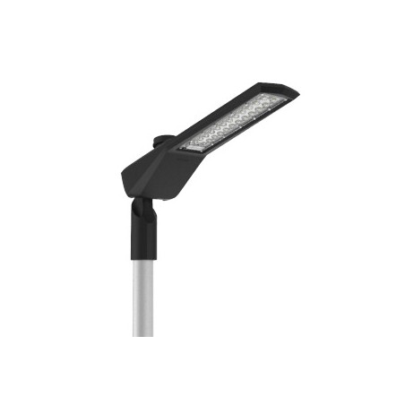 Светильник светодиодный Levante M Urban 60Вт 3000К уличный кронштейн 48мм 1..10В NEMA RAL9005 черн. муар VARTON V1-S1-90748-40U3