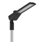 Светильник светодиодный Levante M Urban 60Вт 3000К уличный кронштейн 48мм 1..10В NEMA RAL9005 черн. муар VARTON V1-S1-90748-40U3