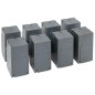 Комплект клеммных крышек (короткие) для рубильников TwinBlock 160-250А (уп.8шт) EKF tb-cvrshort-8-160-250 Комплект клеммных крышек (короткие) для рубильников TwinBlock 160-250А (уп.8шт) EKF tb-cvrshort-8-160-250