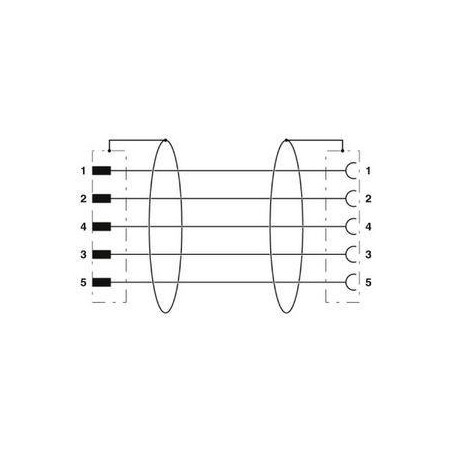 Кабель для датчика SAC-5P-M12MS/ 1.5-PUR/M12FS SH Phoenix Contact 1500907