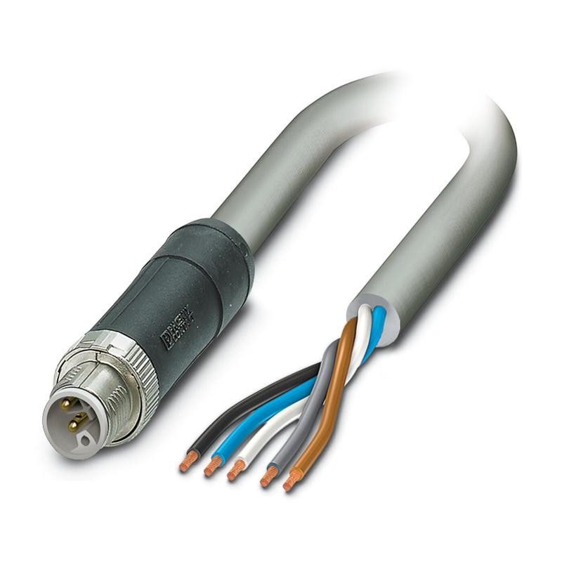 Кабель силовой SAC-5P-M12MSL/ 1.5-510 FE Phoenix Contact 1424609 Кабель силовой SAC-5P-M12MSL/ 1.5-510 FE Phoenix Contact 1424609