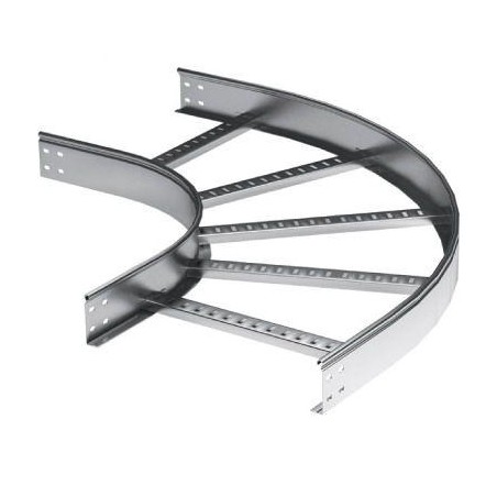 Угол горизонтальный 90град. 100х200 R-600 в компл. с крепежн. элемент. и соед. пластинами DKC LC1620K