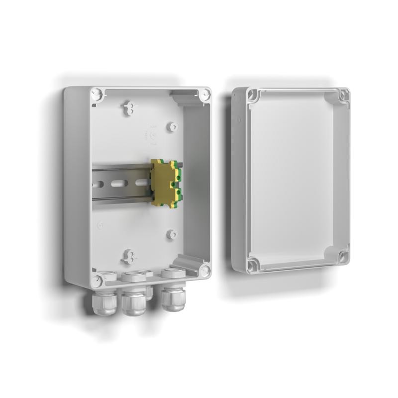 Коробка монтажная для установки одного или двух устройств защиты IP66 219х122х90мм КМ-1 Тахион 40001