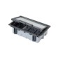 Лючок 3 S-мод. Simon Connect черн. SF370-14