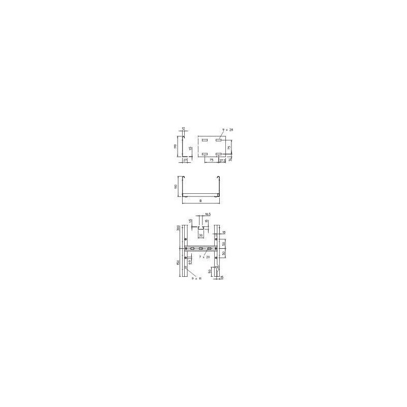 Лоток лестничный 400х110 L6000 сталь 1.5мм LG 114 VS 6 FS OBO 6216448 Лоток лестничный 400х110 L6000 сталь 1.5мм LG 114 VS 6 FS OBO 6216448