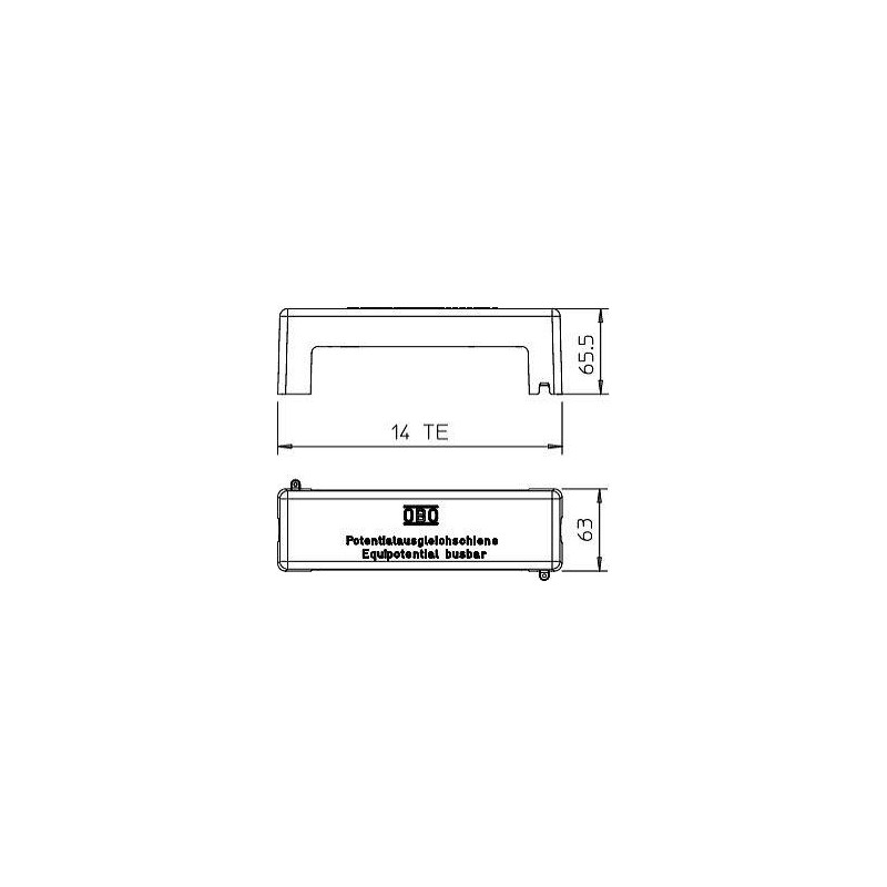 Крышка для 1801 VDE PS 1801 AH OBO 5015707 Крышка для 1801 VDE PS 1801 AH OBO 5015707