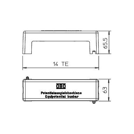 Крышка для 1801 VDE PS 1801 AH OBO 5015707
