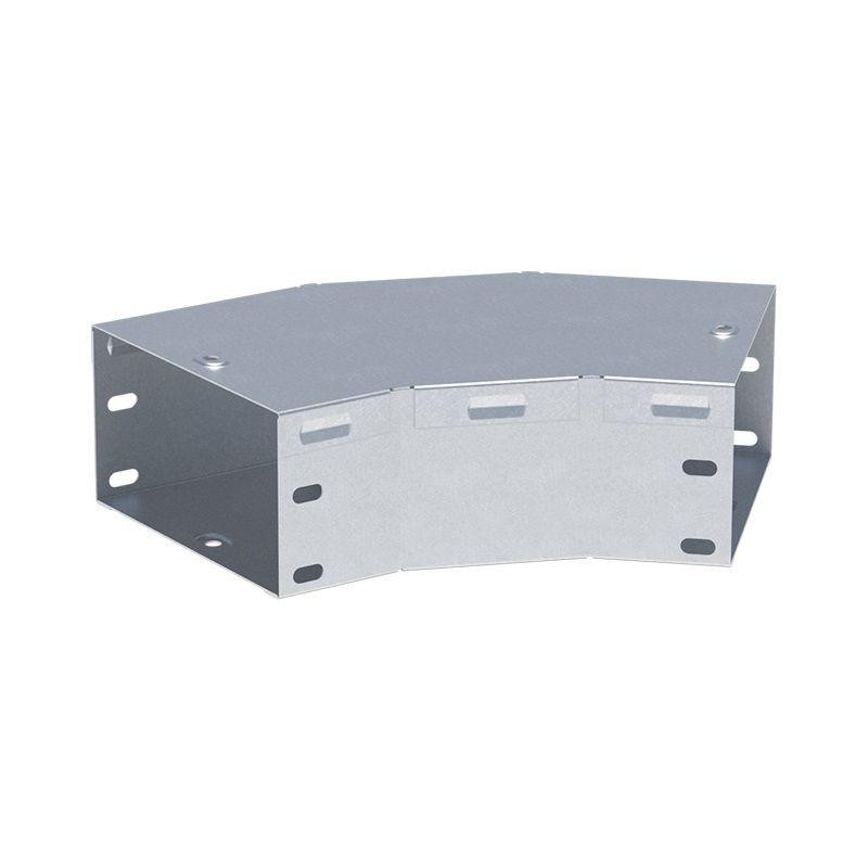 Угол для лотка горизонтальный 45град. 80х400 INOX EKF g4580400-INOX