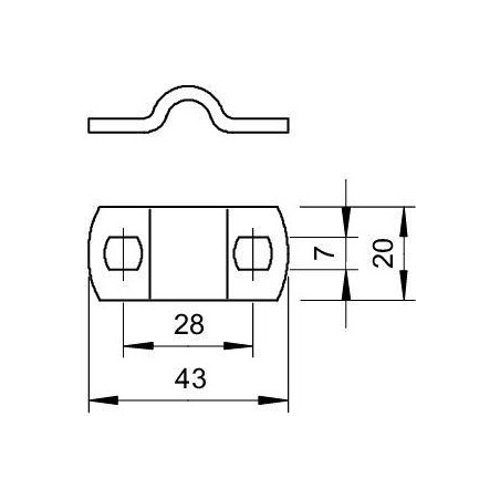Перемычка d8-10мм оцинк. 156 K8-10 ST OBO 5228123