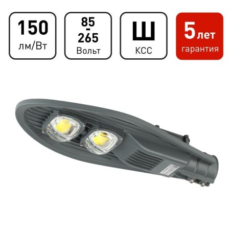 Светильник светодиодный SPP-5-80-5K-W 80Вт 8800Лм 5000К IP65 ДКУ уличный консольный ЭРА Б0029442