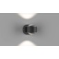 Бра двухстороннее GW-095-2-6-BL-NW 6Вт 4500К IP20 поворотн. с линзой LUPA D черн. DesignLed 00-00001565