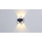 Бра двухстороннее TIP F GW-8211-12-SL-WW 12Вт 3000К IP20 серебр. DesignLed 00-00002080