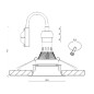Светильник под лампу Gu10 потолочн. встраив. DL-MJ-1003 35 (max)Вт IP20 черн. DesignLed 00-00002962