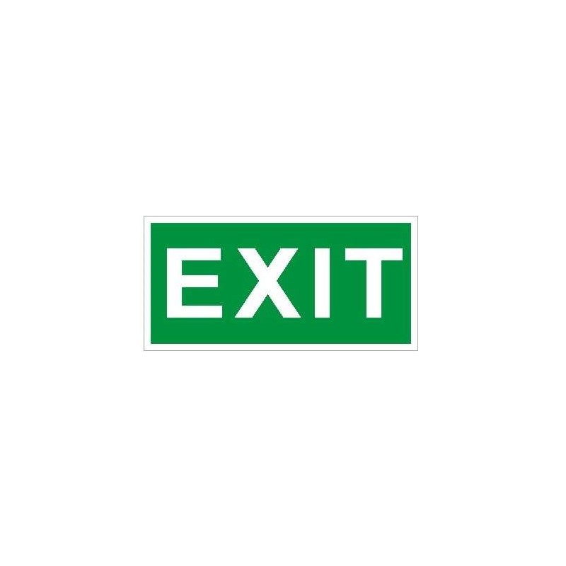 Пиктограмма "Exit" ПЭУ 012 250х115 SIRAH СТ 2502001990 Пиктограмма "Exit" ПЭУ 012 250х115 SIRAH СТ 2502001990