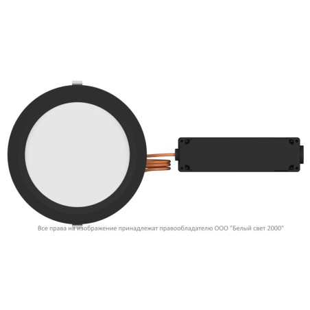 Светильник аварийный BS-DL-10-L2-LED V03 Black 3000К Белый Свет a30002