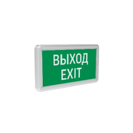 Светильник Evade Basic "ВЫХОД-EXIT" 3Вт IP20 2ч аварийный односторонний VARTON V1-R0-70354-02A02-2000365