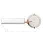 Светильник аварийный BS-DL-51-R2-STABILAR2 V02 White 3000К Белый Свет a30668