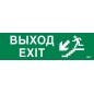 Этикетка самоклеящаяся 310х90мм "Выход/лестница вниз/фигура" IEK LPC10-1-31-09-VLVNF Этикетка самоклеящаяся 310х90мм "Выход/лестница вниз/фигура" IEK LPC10-1-31-09-VLVNF
