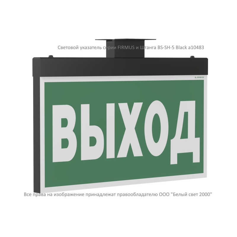 Указатель световой BS-FIRMUS-10-S1-ELON Black Белый свет a19357 Указатель световой BS-FIRMUS-10-S1-ELON Black Белый свет a19357