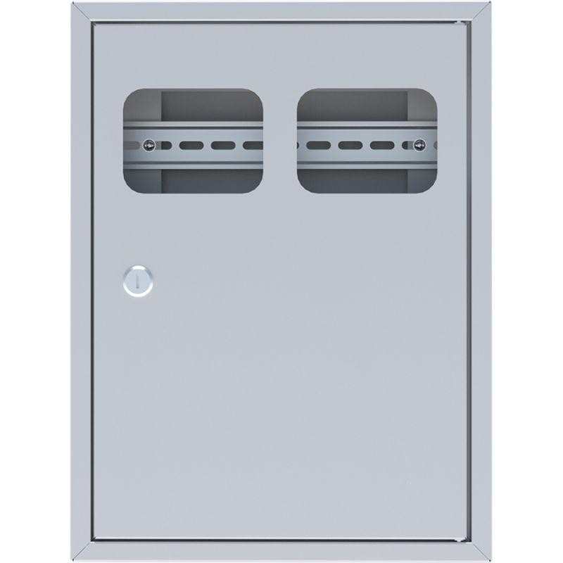 Щит ЯУР на 2 счетчика с двумя DIN-рейками (400х300х150) Basic EKF uerm-din-400-2 Щит ЯУР на 2 счетчика с двумя DIN-рейками (400х300х150) Basic EKF uerm-din-400-2