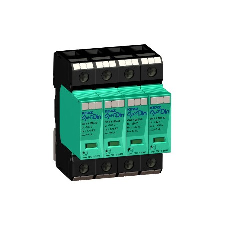 Ограничитель импульсных перенапряжений (УЗИП) OptiDin OM II 4 280/40/S КЭАЗ 114307