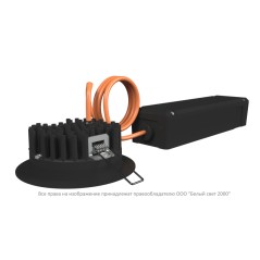 Светильник аварийный BS-ARUNA-10-L1-ELON IP65 Black Белый Свет a31781