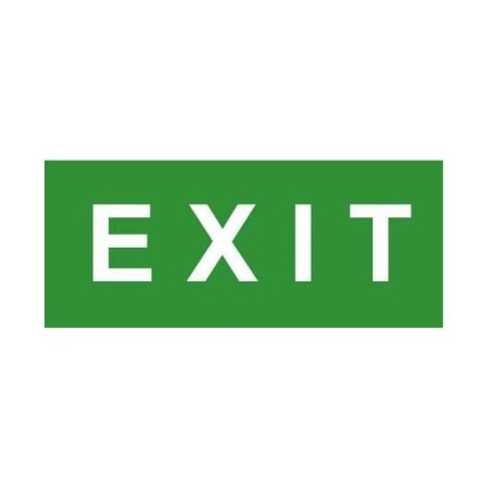 Знак эвакуационный "EXIT" 140х280 (наклейка) Technolux ЭП17 140280